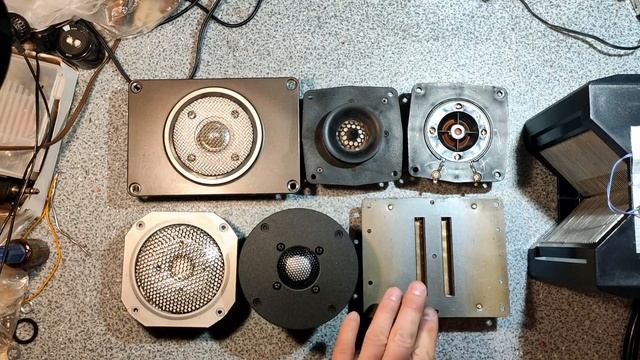 ВЧ динамики, лавсан, полимер, шелк, керамика, титан, изодинамические и излучатель Хейла, сравним. смотреть онлайн