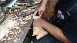 Режем сову из дерева.Резьба по дереву. Мелкая пластика из дерева.Свенир из дерева.