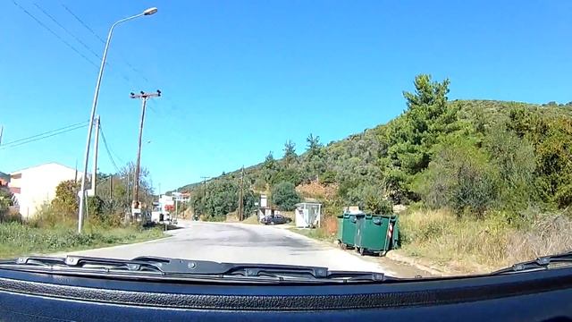 Греция (Toroni.) Toroni | Sithonia Greece. Дорoга из Сарти в Торони. смотреть онлайн