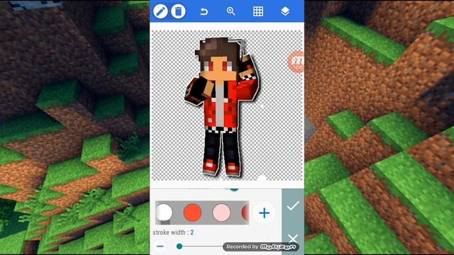 Как сделать арт на андроид?!! Minecraft на андроид