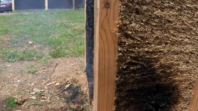 Пожароустойчивость соломенных панелей. Сгорит ли дом из соломы? смотреть онлайн