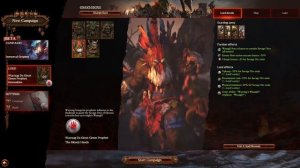 Greenskins Lords greetings in Mortal Empires campaign starting panel. Total War Warhammer 3