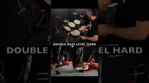 Супер сложно! Тренируйте игру на двух бочках. #drums #speed #music #doublebass #pedal