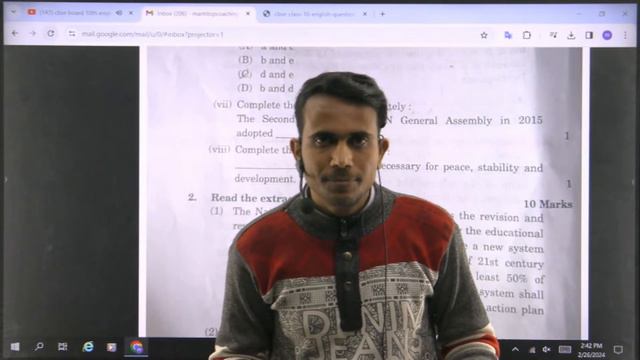 cbse board 10th english paper solution 2024 | class 10 cbse board exam 2024 english paper answer ke
