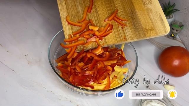 Вкусный, сочный  САЛАТ за 5 МИНУТ. Салат  Красное Море