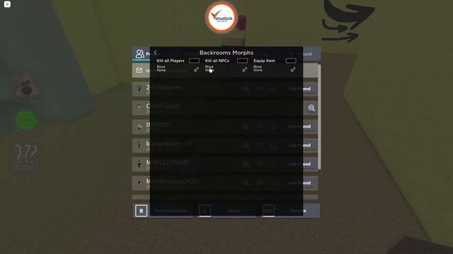 Backrooms Morphs Script GUI New - Auto Win - ROBLOX смотреть онлайн