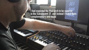 Ambient jam with Moog Matriarch and Subsequent 37, Strymon Big Sky, Eventide Space and Timefactor