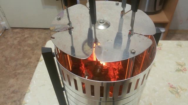 Шашлык дома в электрошашлычнице Как сделать? Barbecue Kеbab! смотреть онлайн