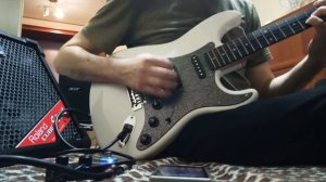 Тест педали перегруза Coolmusic Crunchy Overdrive на соло Каспаряна " Спокойная ночь "