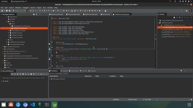 Creating a Skill Controller API in Spring Boot | Efficient Response Management