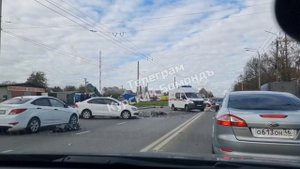 Осколки в г.Курске на улице 50 лет октября
