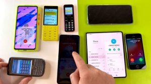Many Phones: Xiaomi + iPhone + Maxcom + BQ + Z Fold + Z Flip + a52s Incoming Call & Outgoing call