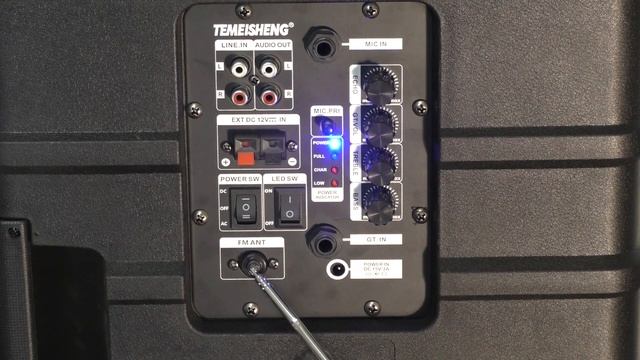 Temeisheng TMS-1201 акустика для вечеринок. Замена Sony Shake-66D смотреть онлайн