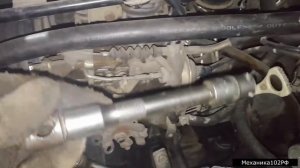 Pajero Sport 2.5 TD. Замена боковых подушек (опор) двигателя 4d56t