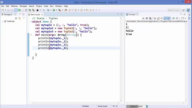 Scala Tutorial 22 - Scala Tuples