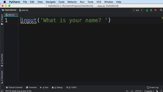 Take input from the users in python