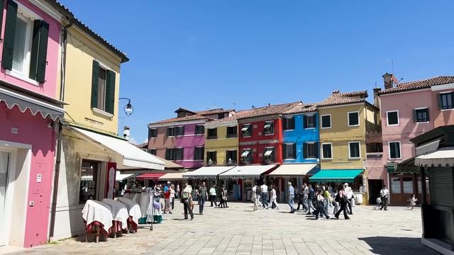 [4K]?? Burano, Island in Venice : The most colorful & beautiful village in the world.  2023