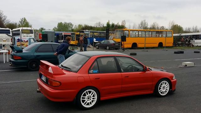Mitsubishi Lancer Evo II - Subaru Red Sun Fest 2016.04.10 смотреть онлайн