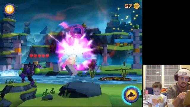 Angry Birds Transformers Part 11! Unlocking Goldbite Grimlock, High Octane Bumble Bee & 2 More!! смотреть онлайн