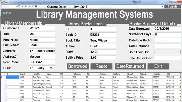 How to Create Library Management Systems with database in C# - Tutorial 3 смотреть онлайн