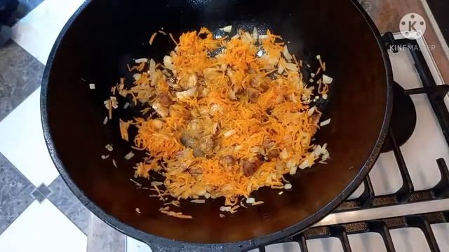 ПЛОВ ДОМА В КАЗАНЕ Правильный ПЛОВ