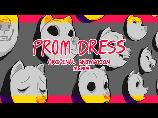 animated prom dress