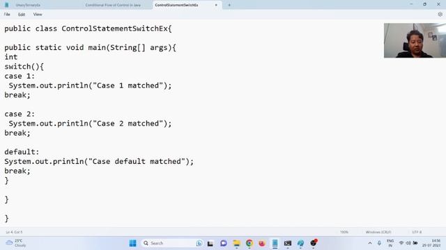 Java SE: Switch Case and break