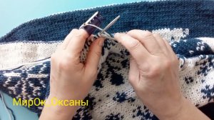 Вязание спицами. Жаккард. Детское одеяло-покрывало