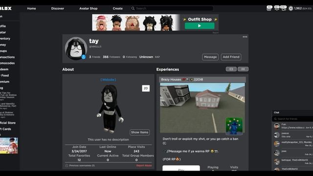 So I VOICE CALLED A Roblox Emo And This Happened... смотреть онлайн