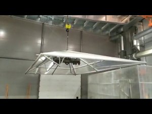 Покрасочная камера с подъёмной крышей (painting chamber with lifting roof)