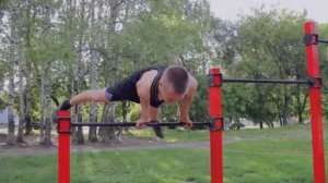 Крокодильчик на турнике. Обучалка по Workout 6