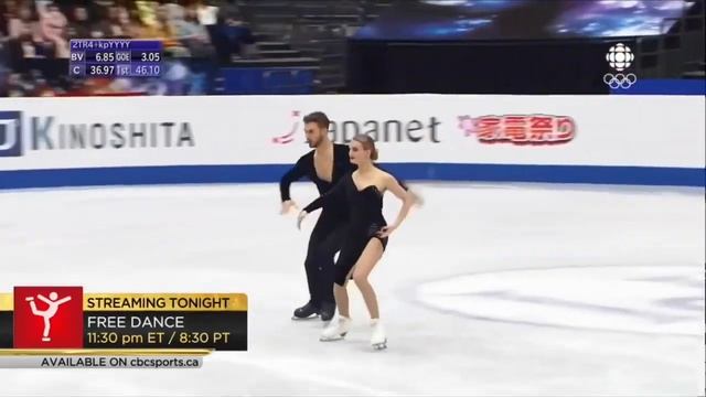 Gabriella Papadakis & Guillaume Cizeron Worlds 2019 Warmup + RD (CBC)