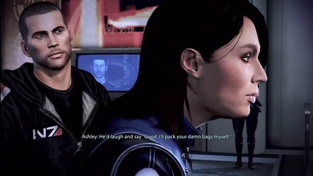 Mass Effect 3 - Date with Ashley Williams - Romance Dialogue смотреть онлайн