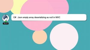 C# : Json empty array deserializing as null in MVC