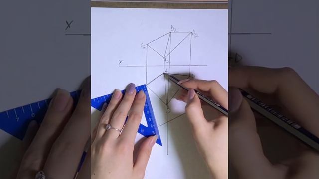 Как узнать натуральную величину фигуры? Черчение. Наглядный пример