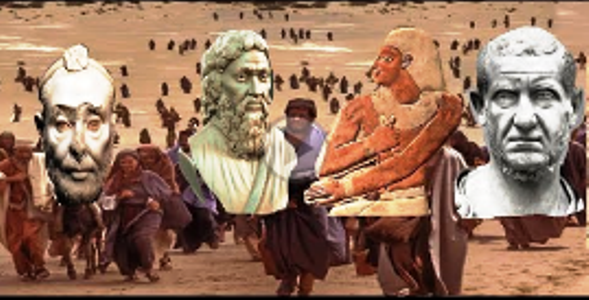 Моисей и четыре историй о великом исходе евреев от разных народов.