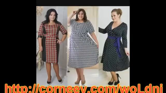 черное платье для полных женщин купить