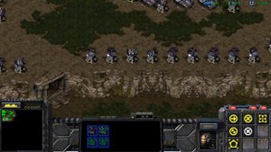 StarCraft: 1 Terran vs 7 Zerg