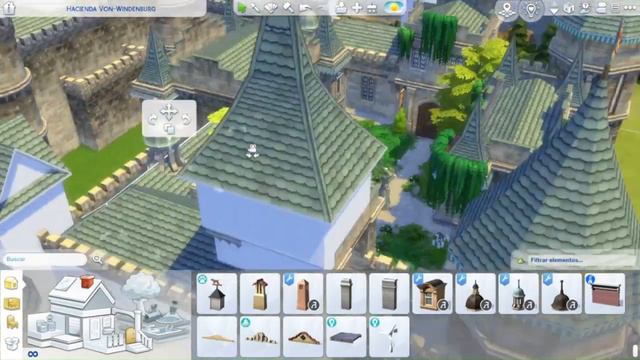 The Sims 4 Castle Estate Kit - Winderburg Castle - Speed Build смотреть онлайн