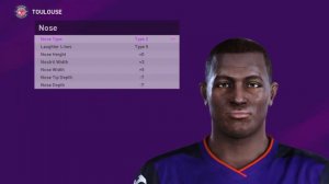 Befode Diakite face e football pes 2020 Toulouse fc