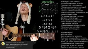 Miyagi, Andy Panda - MINOR разбортна гитаре БЕЗ БАРРЭ, аккорды, cover