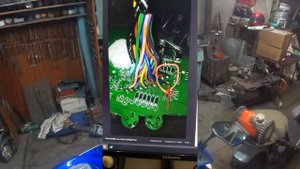 Датчик температуры двигателя Racer Storm,прямоток и свет