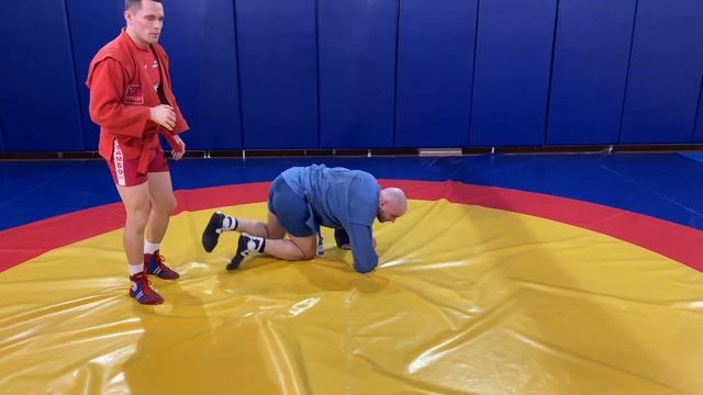 #41❗САМБО❗ЗАЦЕП ИЗНУТРИ ГОЛЕНЬЮ (O-UCHI-GARI) с косого захвата и УДЕРЖАНИЕ СО СТОРОНЫ НОГ. Sambi.st