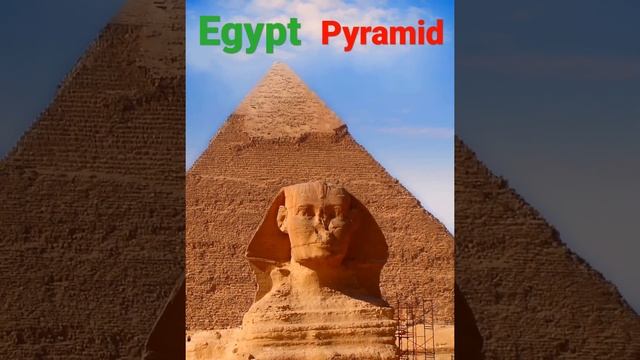 THE Great Pyramid And Sphinx in Giza Egypt fullscreen  !! #shorts