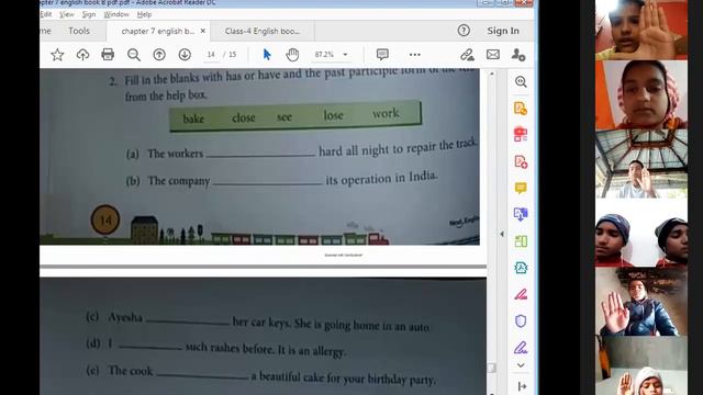 4th English | Exercise discussion from Grammar Junction of Chapter no 7 | (Live class of 1 Feb-2021 смотреть онлайн