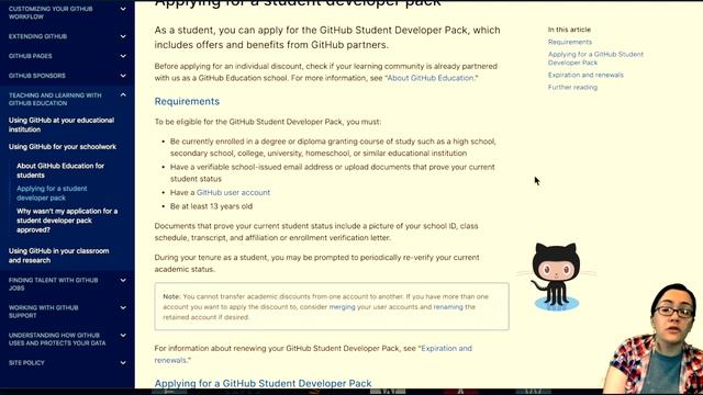 GitHub Student Developer Pack Details for 2020