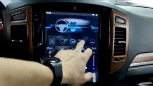 Обзор с установки Тесла на Митсубиши Паджеро 4. Mitsubishi Pajero IV 2006-2015 CARMEDIA ZF-1302-Q6.