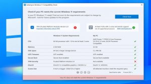Новое бесплатное приложение проверит на совместимость твоего пк с Windows 11 Ashampoo Windows 11