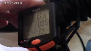 Настраиваем велокомпьютер Bogeer YT-813 и измеряем длину окружности колеса.