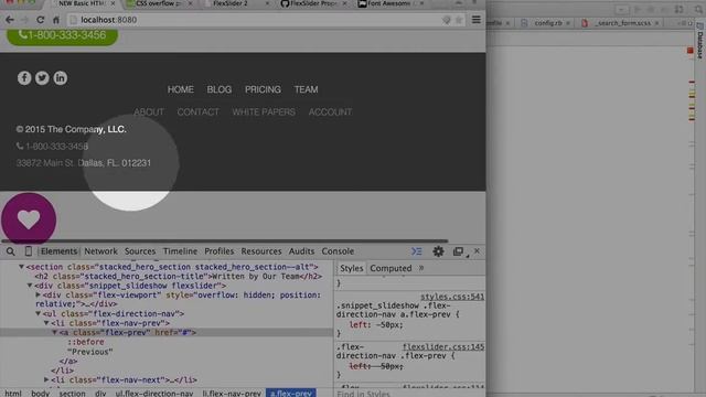 411. How our footer will react to differences in browser size смотреть онлайн